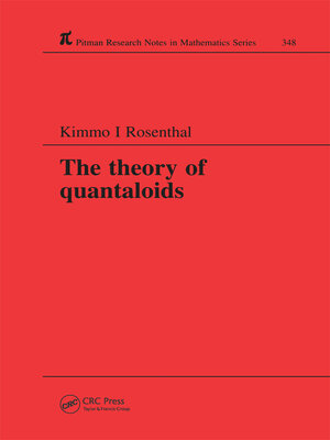 cover image of The Theory of Quantaloids